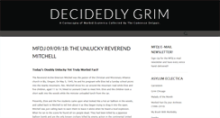 Desktop Screenshot of decidedlygrim.net